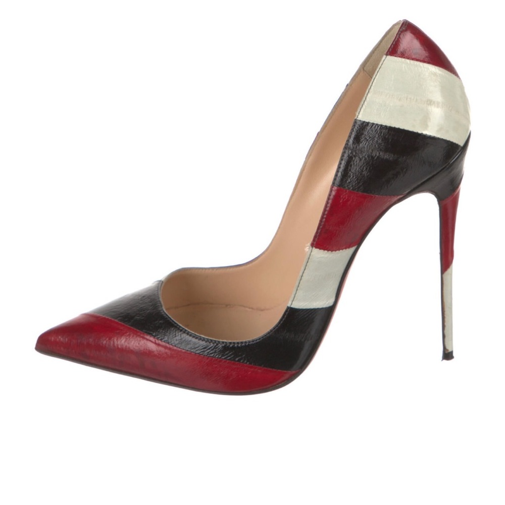 Christian Louboutin Eel Skin Print Pump